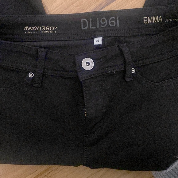 DL1961 Women's Black Jeans Size 26 - Picture 6 of 6